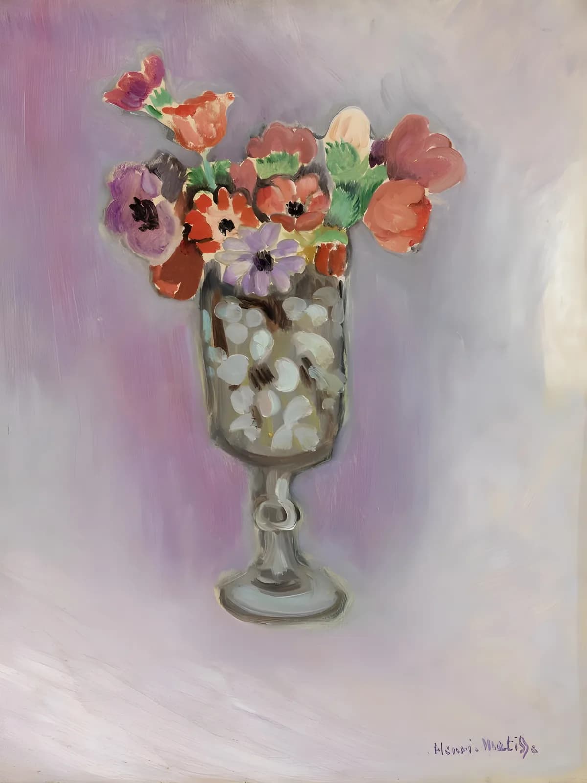 MAXIMALIST 2600 Henri Matisse Bouquet of Anemones (Bouquet d’anémones) (1918) (4x3) copia