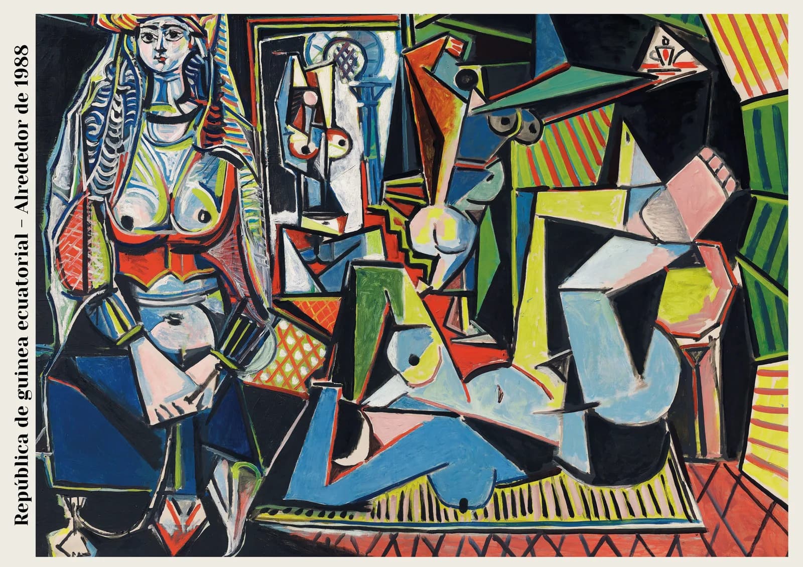 MAXIMALIST 2600 Pablo Picasso, Republic Of Equatorial Guinea, 1988 Ratio 7x5 copia