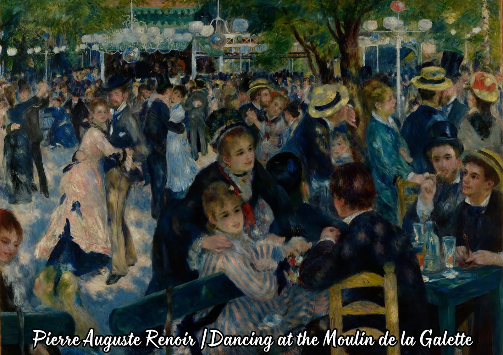 MAXIMALIST 2600 Pierre Auguste Renoir, Bal du moulin de la Galette, 1876 copia